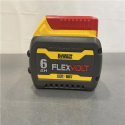 AS-IS - DEWALT FLEXVOLT 20V/60V MAX Lithium-Ion 6.0Ah Battery Pack with 6 Amp Output Charger