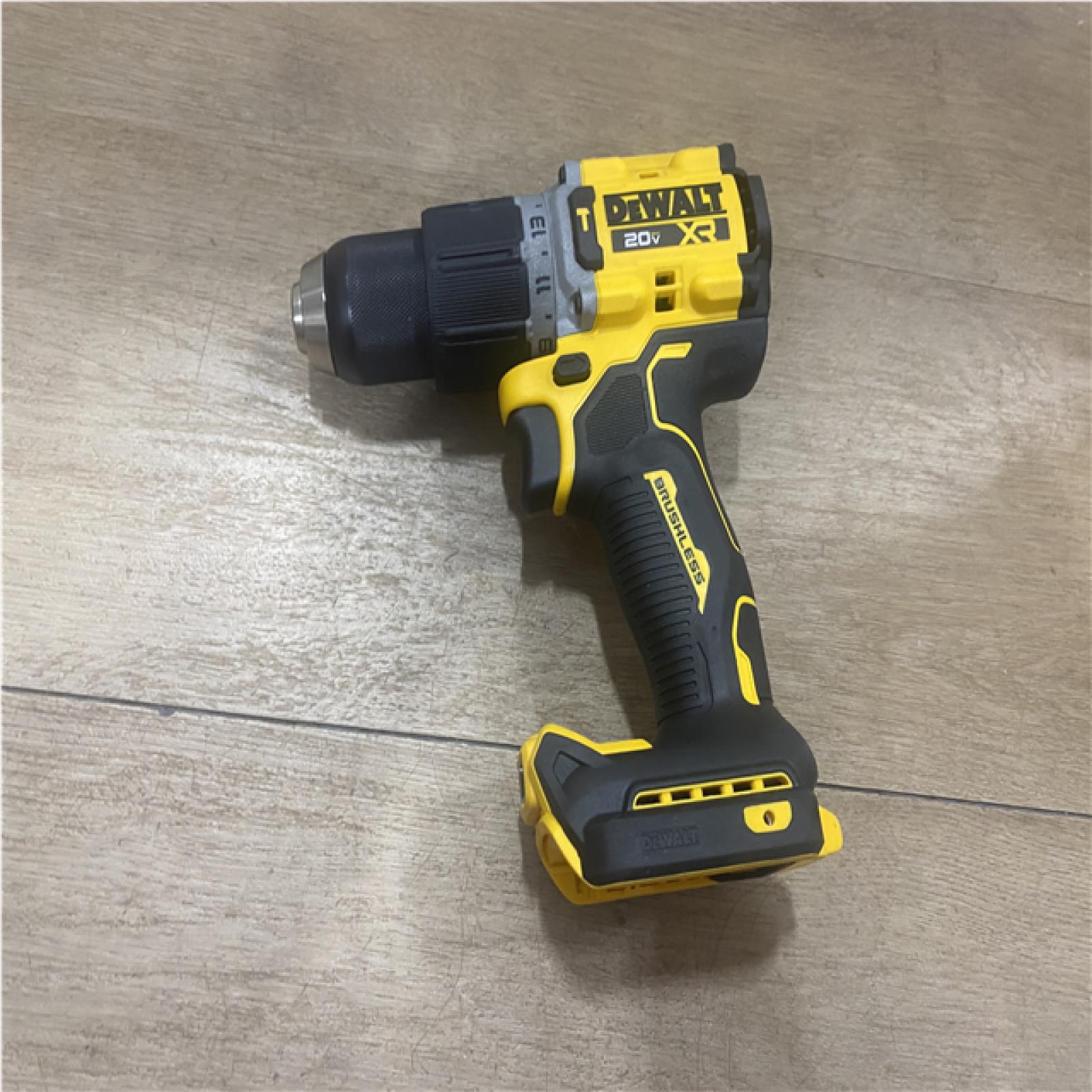 AS-IS DEWALT 20V XR Brushless Cordless 1/2 in. Hammer Drill (Tool-Only)