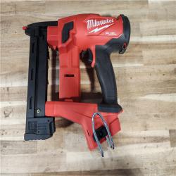 HOUSTON LOCATION - AS-IS Milwaukee  FUEL 18-Volt Lithium-Ion Brushless Cordless 18-Gauge 1/4 in. Narrow Crown Stapler (Tool-Only)