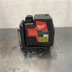 AS-IS- Milwaukee Green Beam Laser Cross Line Plumb Point Rechargeable USB Kit