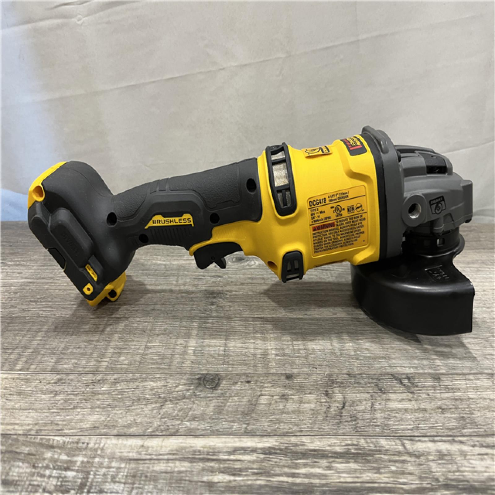 AS-IS DEWALT FLEXVOLT 60V MAX Cordless Brushless 4.5 in. to 6 in. Small Angle Grinder with Kickback Brake (Tool Only)