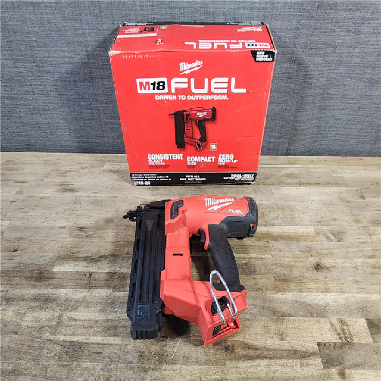 HOUSTON LOCATION - AS-IS Milwaukee M18 Fuel 18V Brushless 18-Gauge Brad Nailer 2746-20 (Bare Tool)
