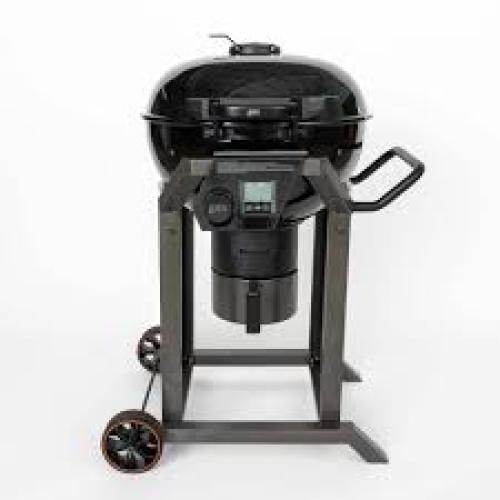 Phoenix Location NEW LOCO 22 in. SmartTemp Kettle Charcoal Grill in Black with Stand
