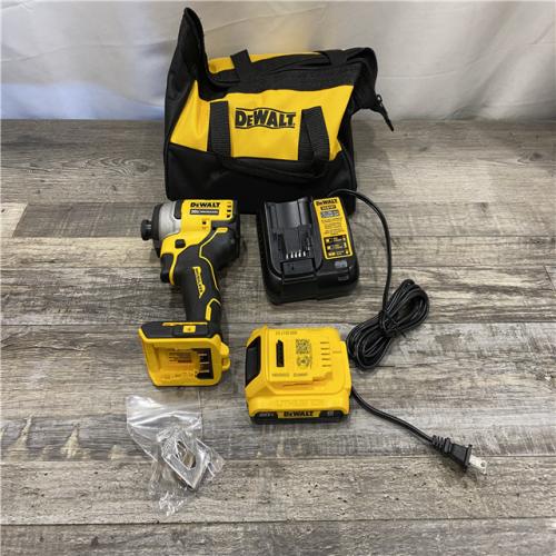 AS-IS DEWALT Atomic 20V Max Lithium-Ion Brushless Cordless Compact 1/4 in. Impact Driver Kit