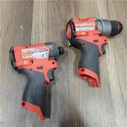 AS-IS Milwaukee 3497-22 12V Brushless Hammer Drill and Impact Driver Combo Kit