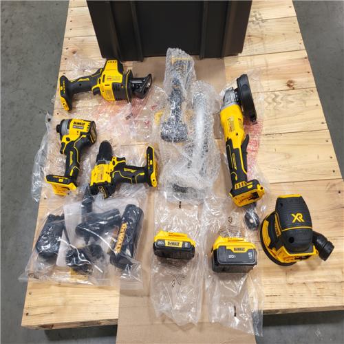 CALIFORNIA AS-IS NEW DEWALT 6-TOOL COMBO KIT W/ TOUGH SYSTEM 2.0 BOX