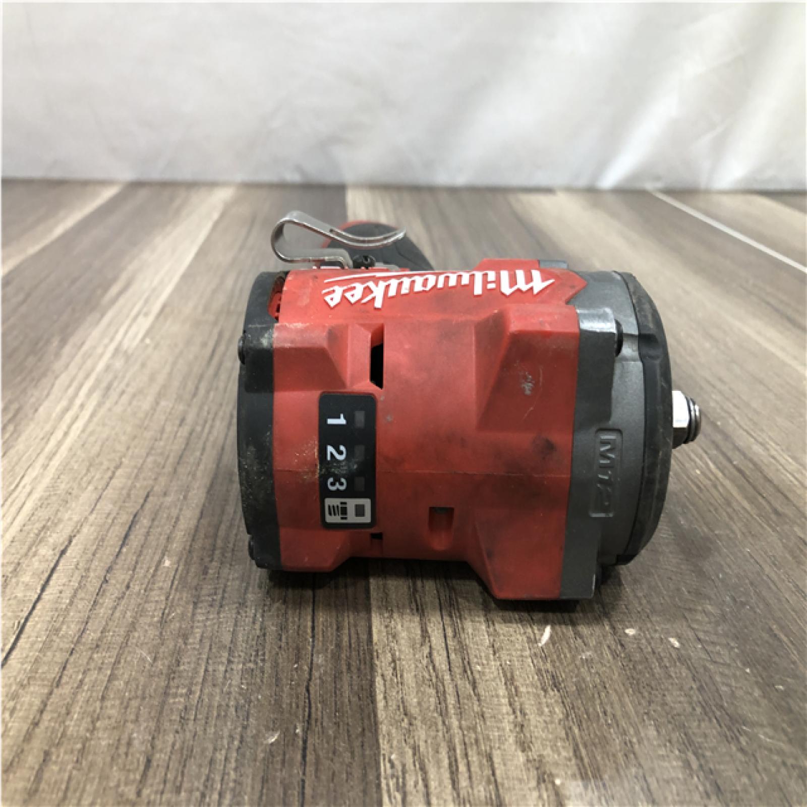 AS-IS Milwaukee FUEL 12V Lithium-Ion Brushless Cordless Stubby 3/8 in. Impact Wrench (Tool-Only)