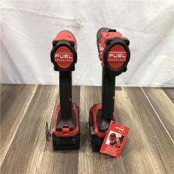 AS-IS Milwaukee FUEL 18V Lithium-Ion Brushless Cordless Hammer Drill and Impact Driver Combo Kit