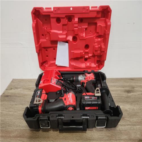 Phoenix Location Appears NEW Milwaukee M18 FUEL 18V Lithium-Ion Brushless Cordless Hammer Drill and Impact Driver Combo Kit (2-Tool) with 2 Batteries 3697-22