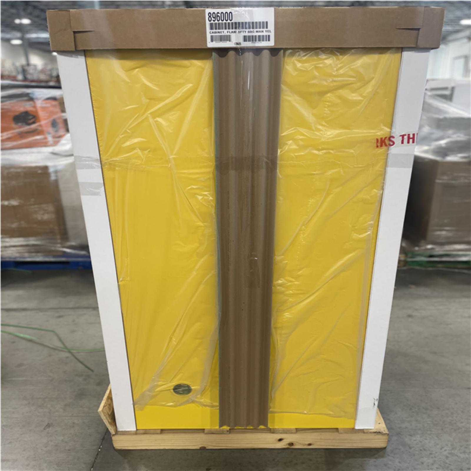 DALLAS LOCATION- Yellow Flammable Safety Storage Cabinet
