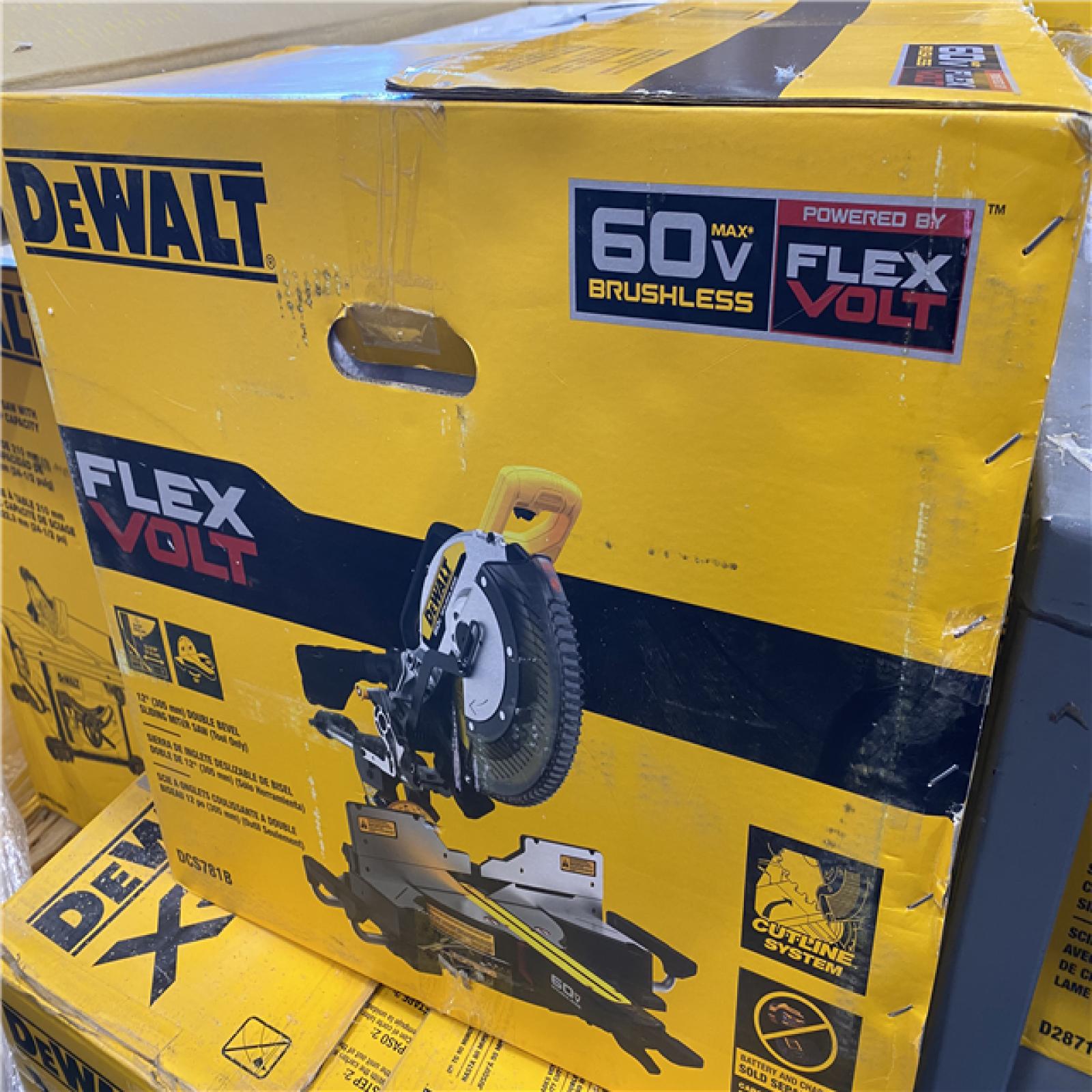 AS-IS DEWALT 60V Lithium-Ion 12 in. Cordless Sliding Miter Saw (Tool Only)