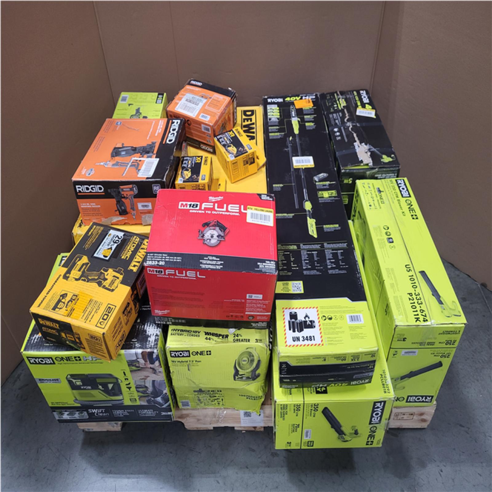 CALIFORNIA AS-IS TOOL PALLET