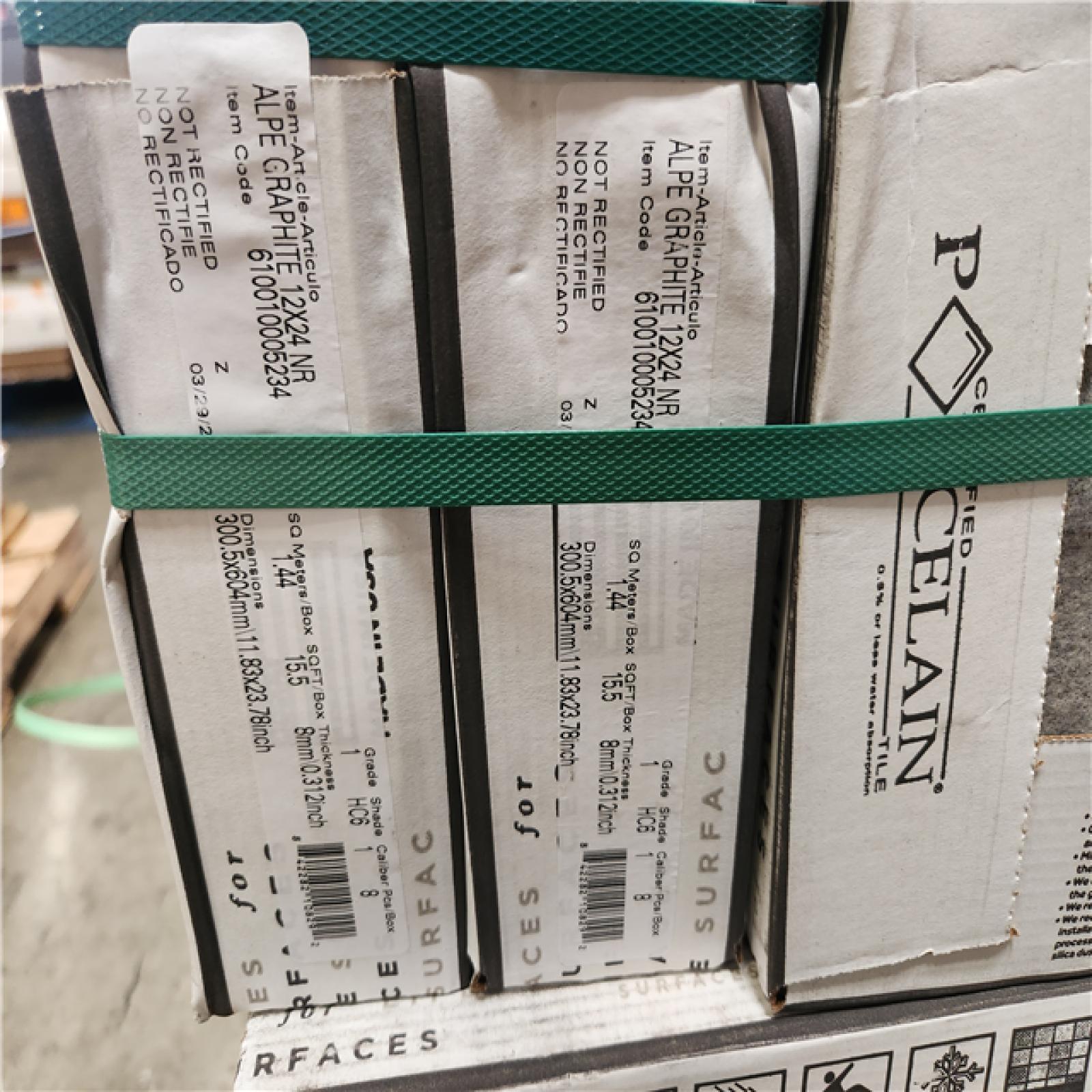 Phoenix NEW Corso Italia Alpe Graphite Matte 12 in. x 24 in. Quartzite Stone Look Porcelain Floor and Wall Tile (496 sq. ft./32 Case)