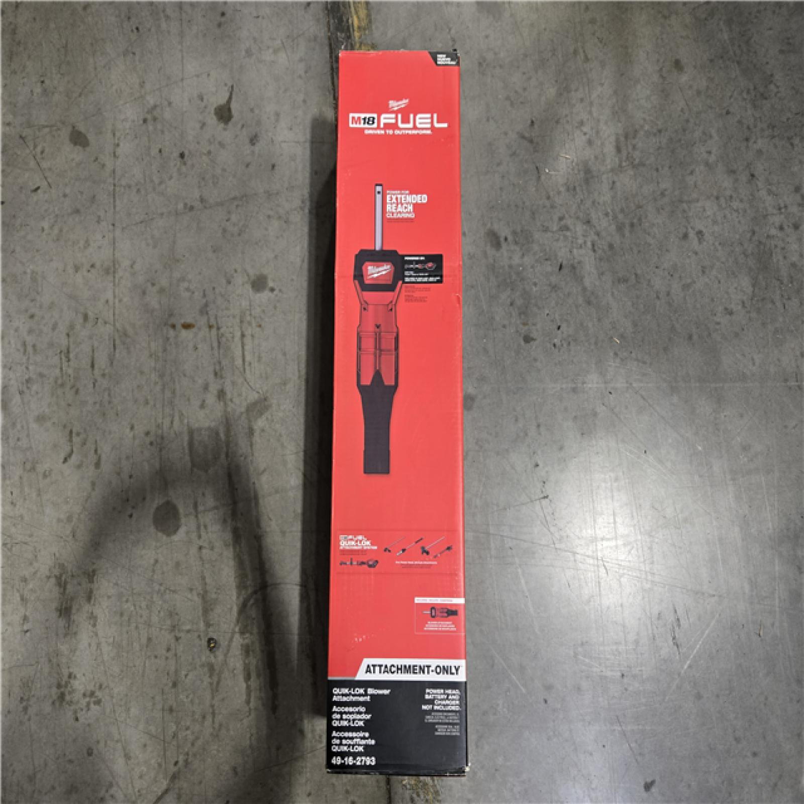 NEW!- Milwaukee M18 FUEL QUIK-LOK Blower Attachment (Tool-Only)