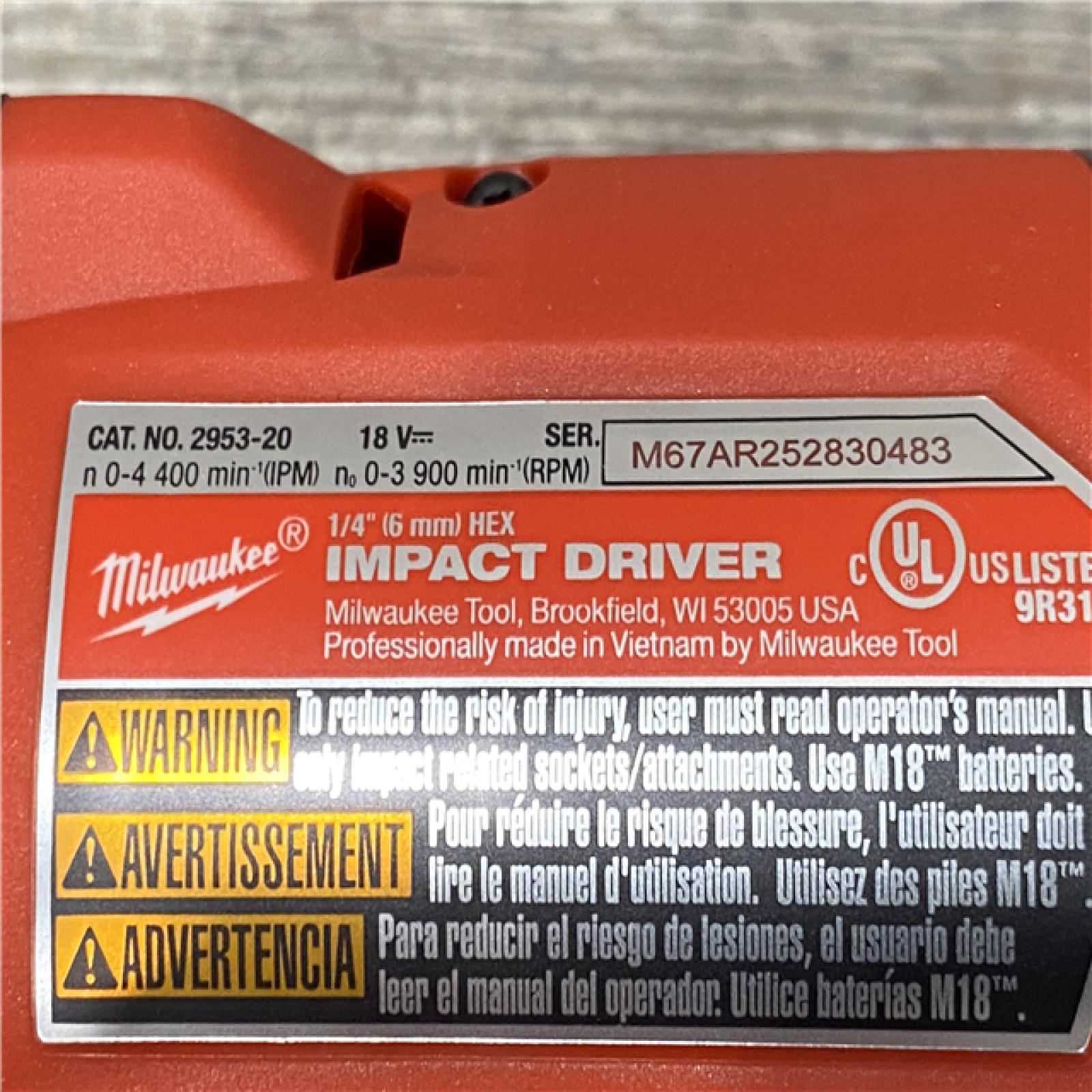 AS-IS Milwaukee FUEL 18V Lithium-Ion Brushless Cordless Hammer Drill and Impact Driver Combo Kit