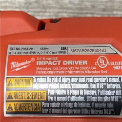 AS-IS Milwaukee FUEL 18V Lithium-Ion Brushless Cordless Hammer Drill and Impact Driver Combo Kit