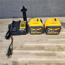 HOUSTON LOCATION - AS-IS DeWalt Flexvolt 60V Max Cordless Grinder  4.5 in; 6 in  Kit  W/ (2) 6.0 AH BATTERY & CHARGER (DCG418X2)