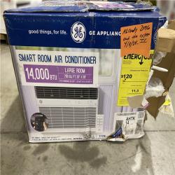 NEW! - GE 14,000 BTU 115V Window Air Conditioner Cools 700 Sq. Ft. with SMART technology, ENERGY STAR and Remote in White