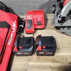 HOUSTON LOCATION - AS-IS (APPEARS LIKE NEW) M18 FUEL 18V Lithium-Ion Brushless Cordless Combo Kit (5-Tool) with Two 5.0 Ah Batteries, 1 Charger 1 Tool Bag