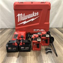 AS-IS Milwaukee FUEL 18V Lithium-Ion Brushless Cordless Hammer Drill and Impact Driver Combo Kit