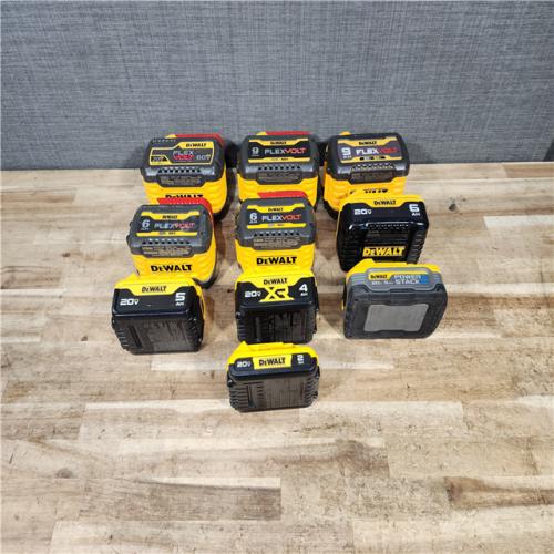 HOUSTON LOCATION - AS - IS DEWALT BATTERY PACK QTY - 10