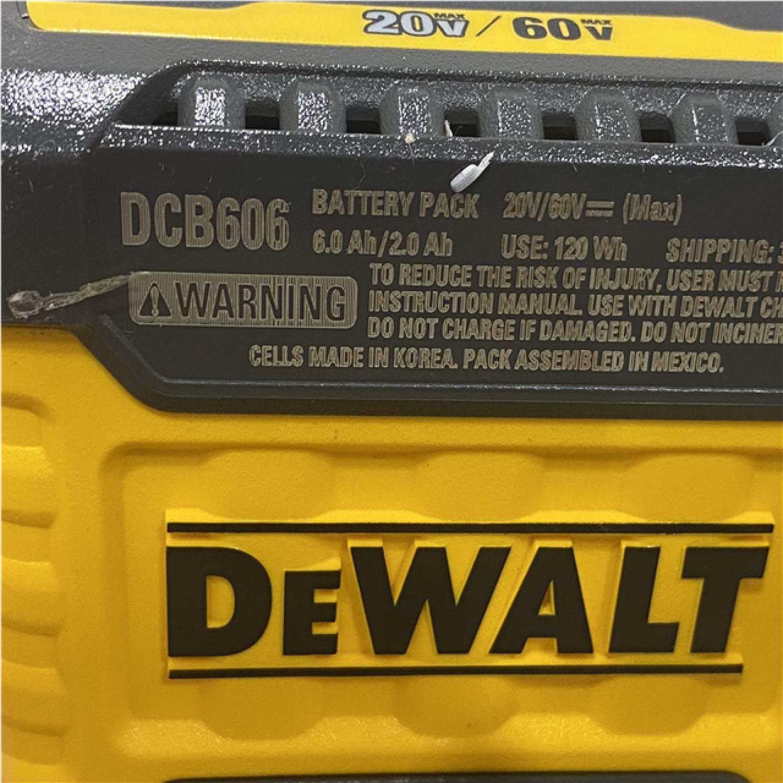 AS-IS DEWALT FLEXVOLT 20V/60V MAX Lithium-Ion 6.0Ah Battery Pack