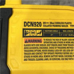AS-IS DEWALT 20-Volt 21° Cordless Framing Nailer (Tool-Only)