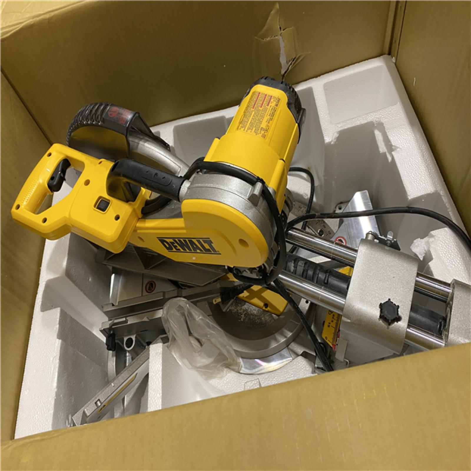 Dallas Location - As-Is DEWALT 15 Amp Corded 12 in. Double Bevel Sliding Compound Miter Saw (Lot Of 2)