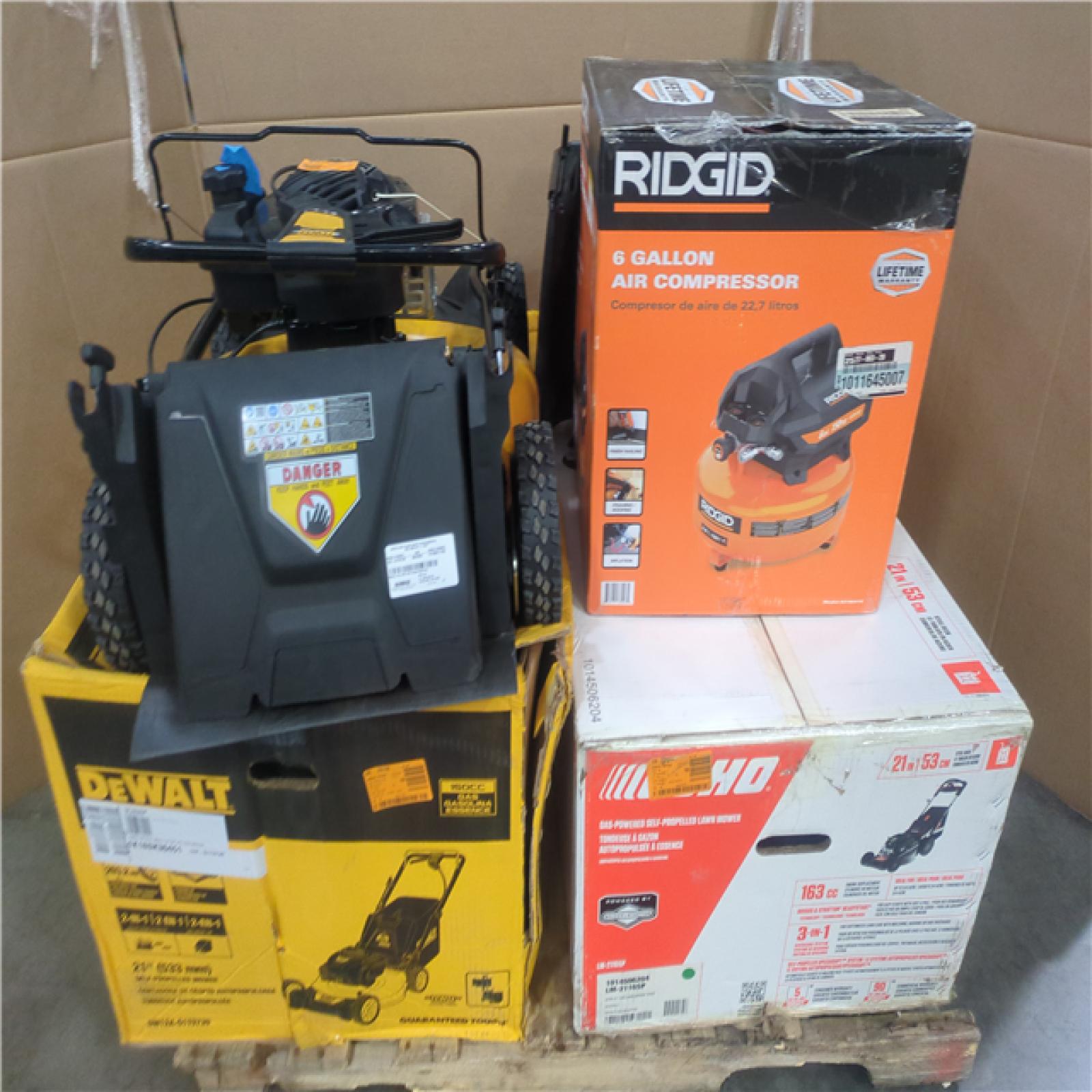 CALIFORNIA AS-IS OUTDOOR POWER EQUIPMENT