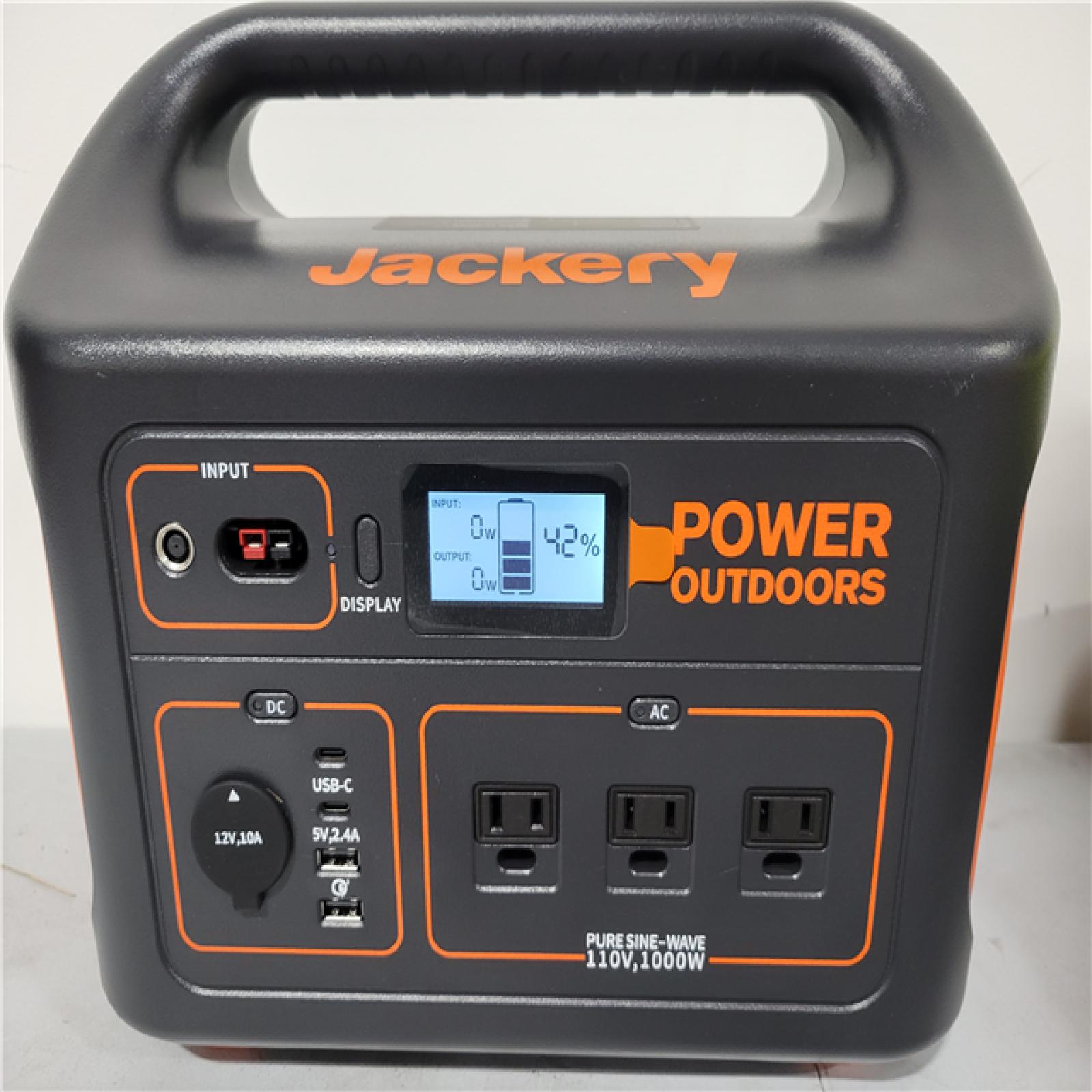 CALIFORNIA NEW JACKERY SOLAR GENERATOR