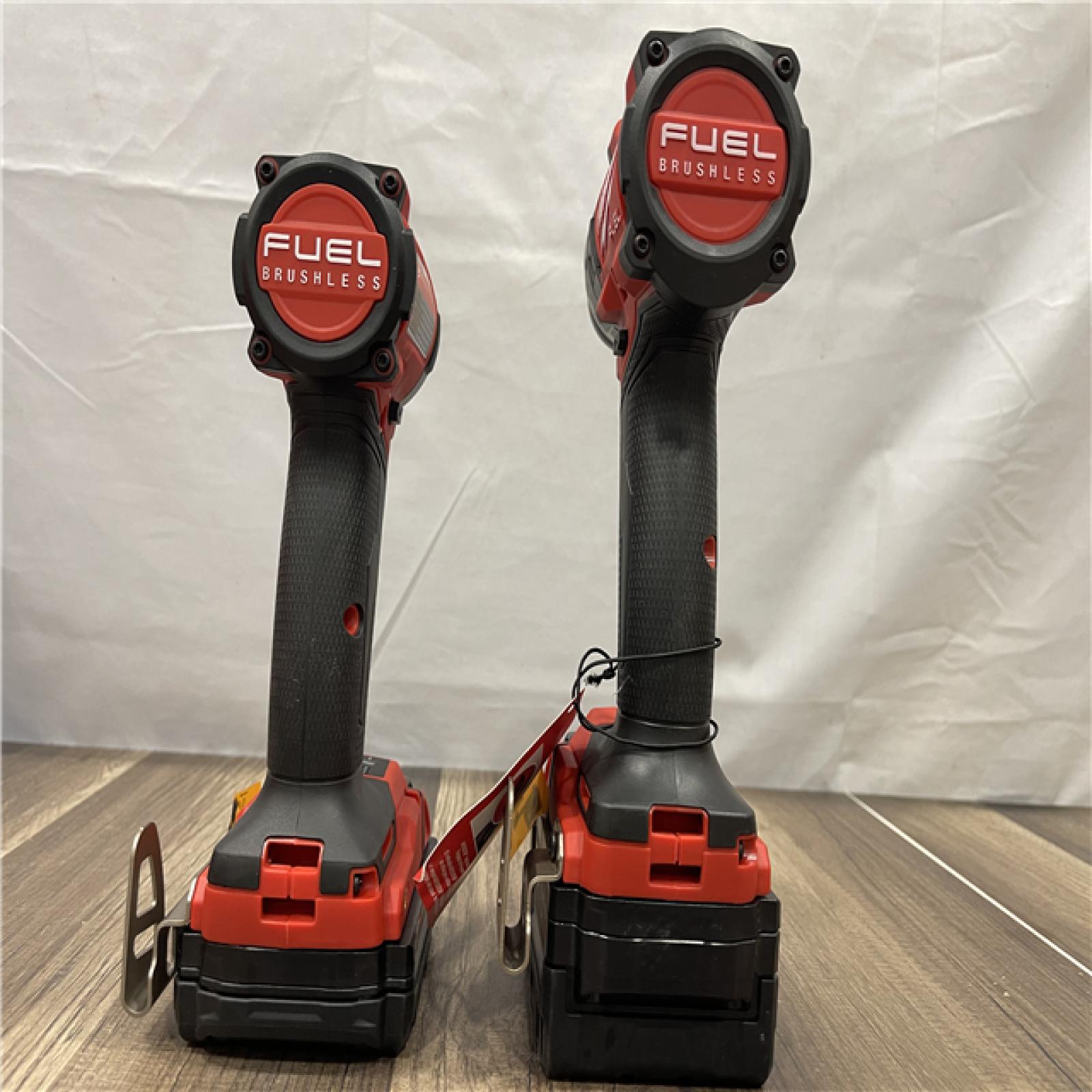 AS-IS Milwaukee M18 FUEL 18V Lithium-Ion Brushless Cordless Hammer Drill and Impact Driver Combo Kit