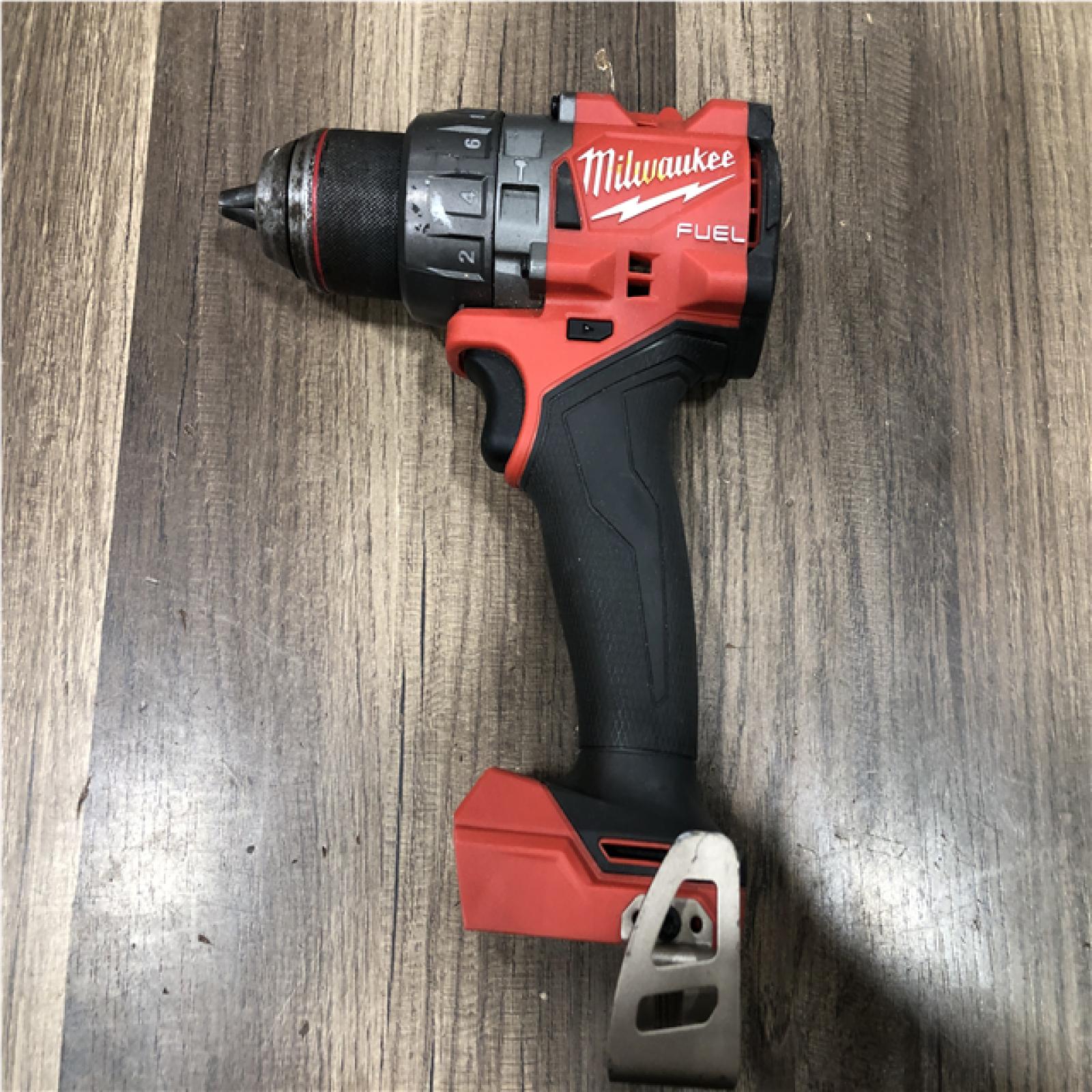 AS-IS Milwaukee FUEL 18V Lithium-Ion Brushless Cordless 1/2 in. Hammer Drill/Driver (Tool-Only)