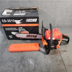 HOUSTON LOCATION - AS-IS Echo CS-3510-16 34.4cc 16  2 Stroke Gas Lightweight Rear Handle Chainsaw