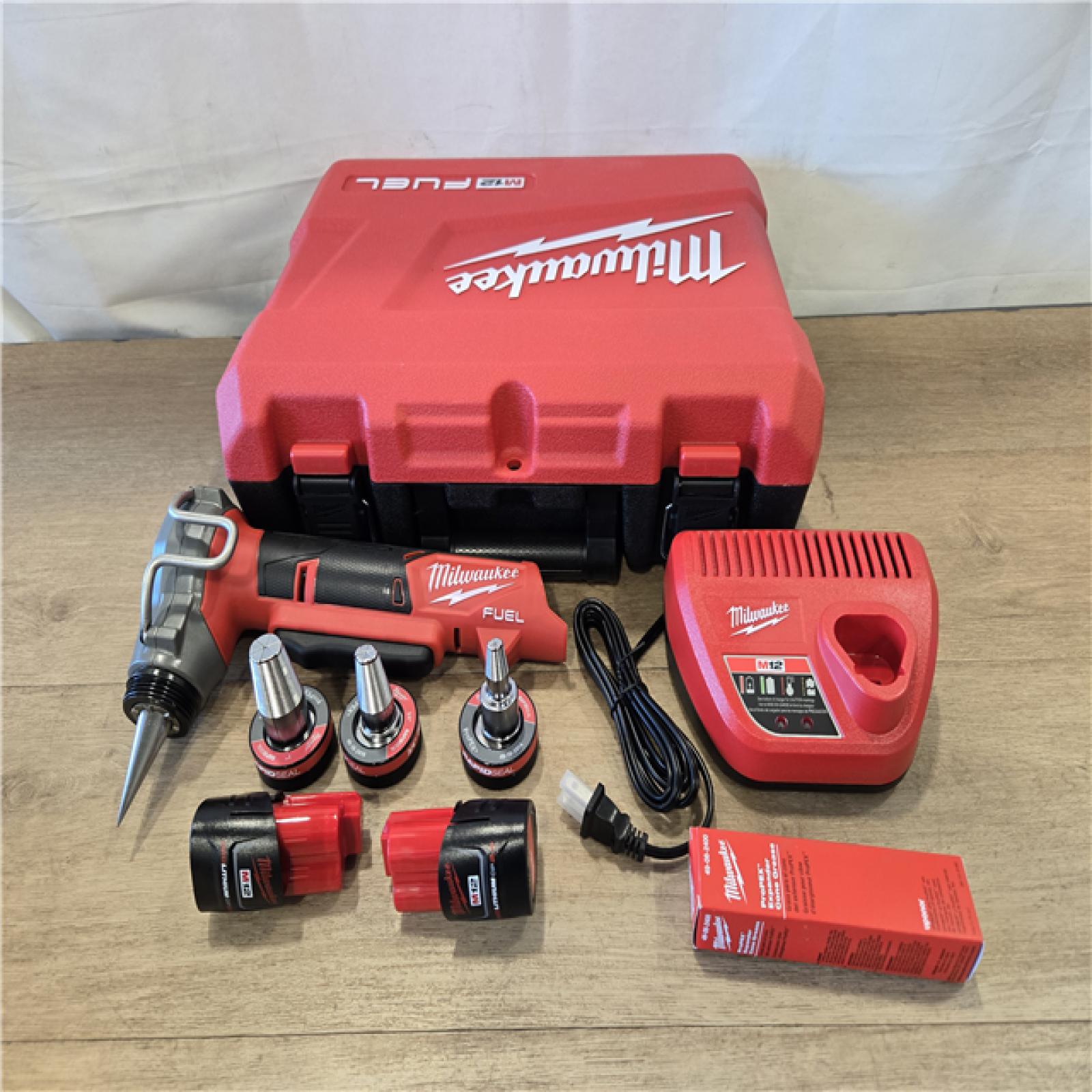 AS-IS Milwaukee M12 FUEL ProPEX Expander Tool Kit