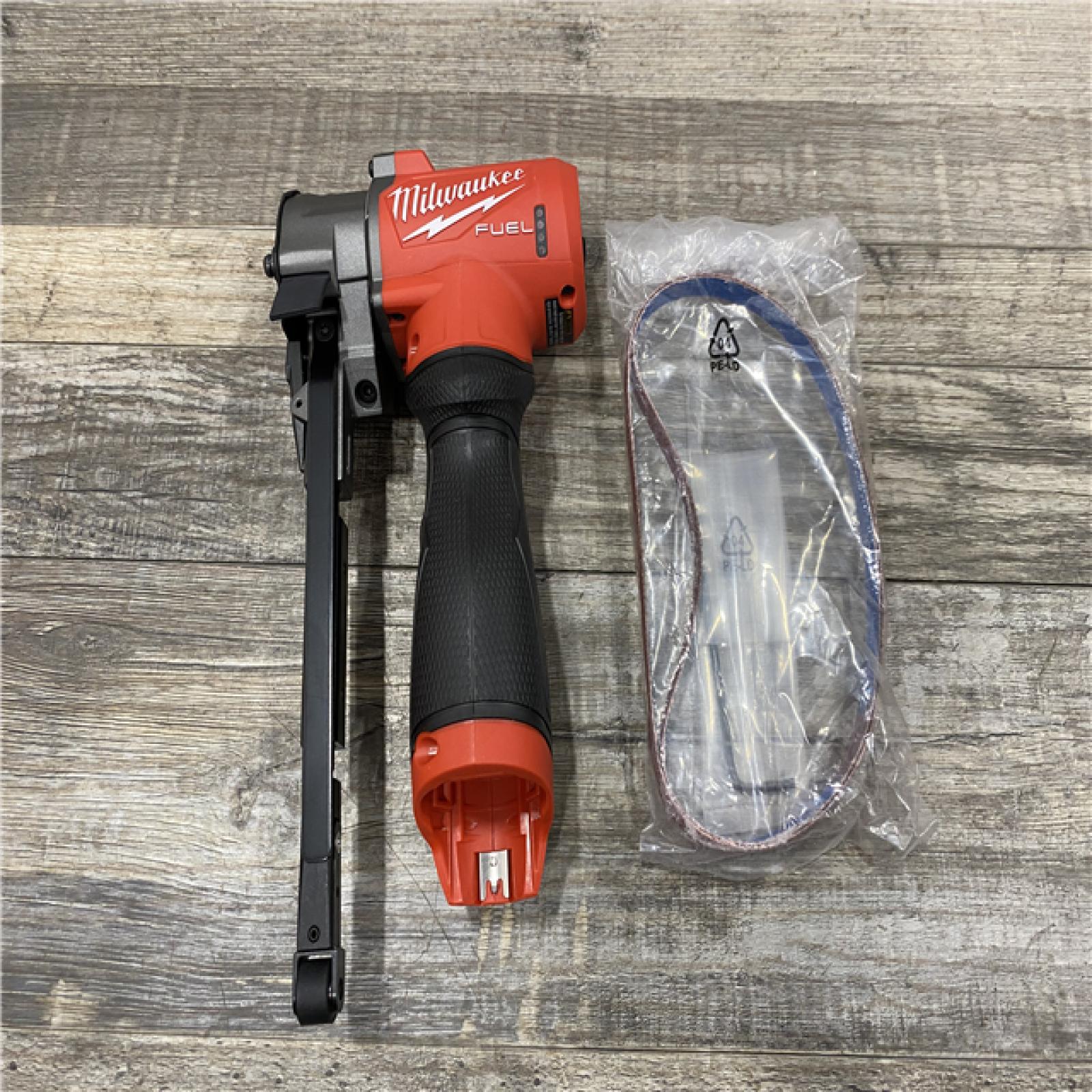 LIKE NEW - Milwaukee FUEL 12V Lithium-Ion Brushless Cordless 1/2 in. x 18 in. Bandfile (Tool-Only)