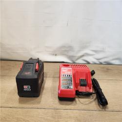 AS-IS- Milwaukee 18-Volt Lithium-Ion REDLITHIUM FORGE Starter Kit with 12.0Ah Battery and Charger