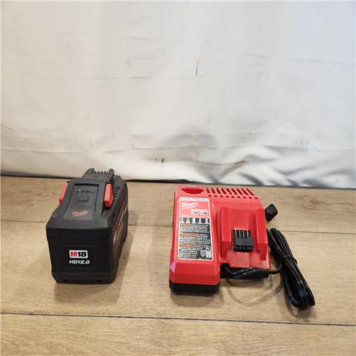 AS-IS- Milwaukee 18-Volt Lithium-Ion REDLITHIUM FORGE Starter Kit with 12.0Ah Battery and Charger