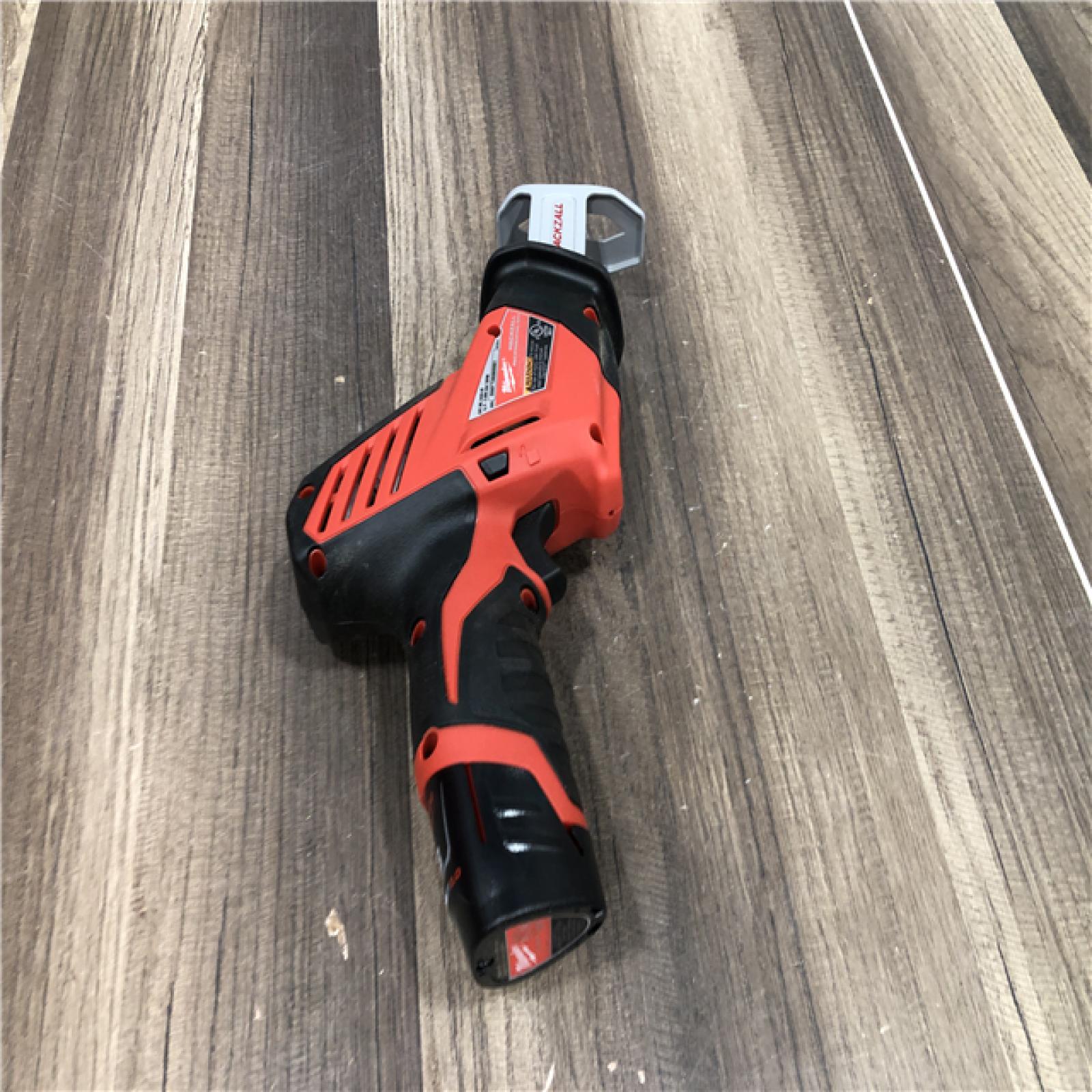 AS-IS Milwaukee 12V Lithium-Ion HACKZALL Cordless Reciprocating Saw Kit