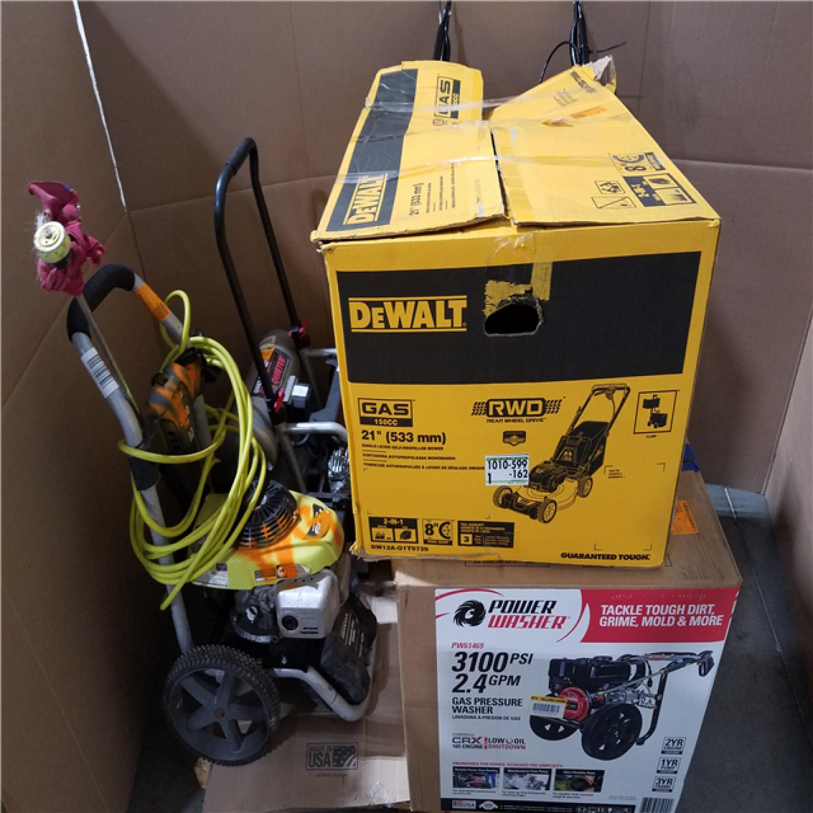 CALIFORNIA AS-IS OUTDOOR POWER EQUIPMENT