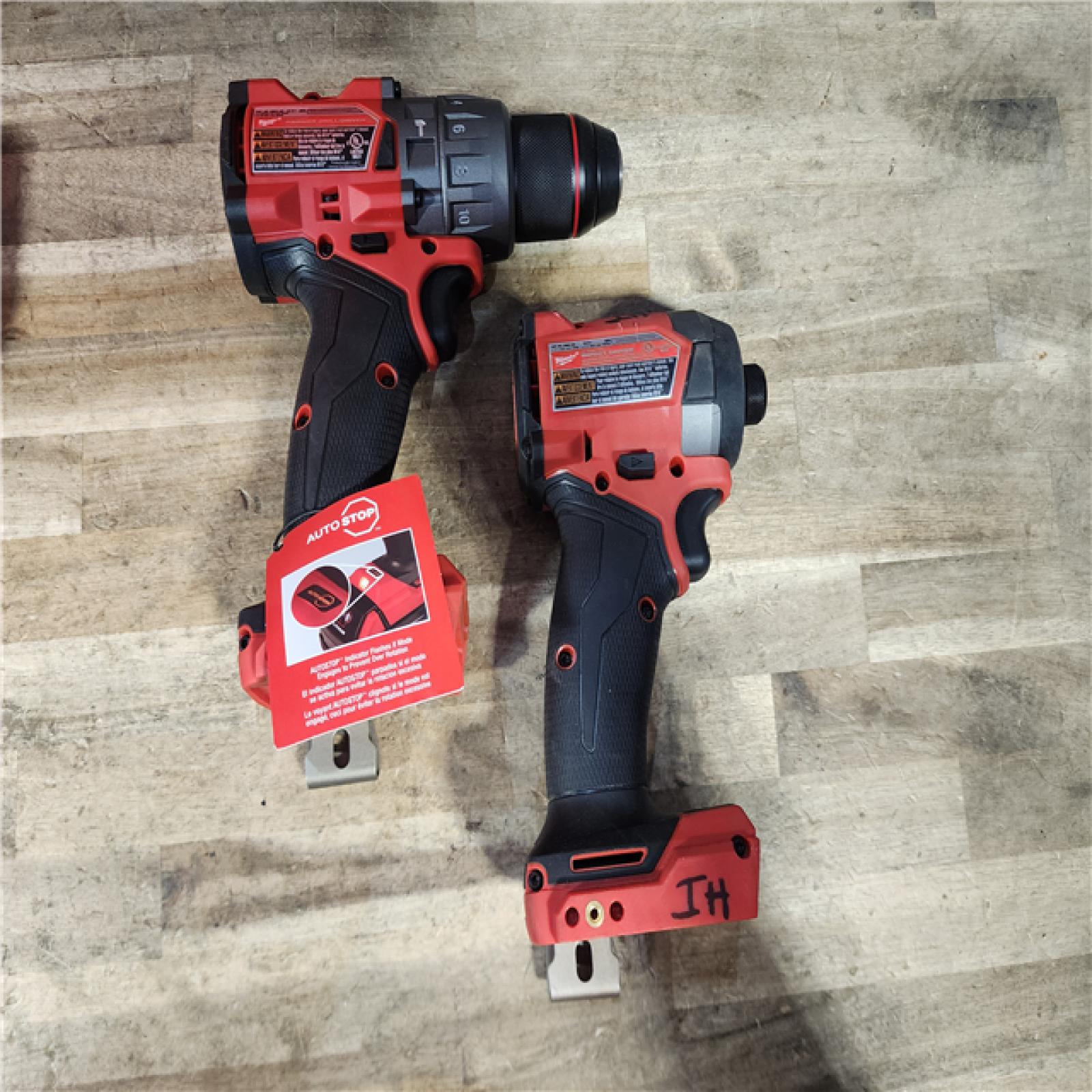HOUSTON LOCATION - AS-IS Milwaukee FUEL 18V Lithium-Ion Brushless Cordless Hammer Drill and Impact Driver Combo Kit