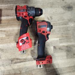 HOUSTON LOCATION - AS-IS Milwaukee FUEL 18V Lithium-Ion Brushless Cordless Hammer Drill and Impact Driver Combo Kit