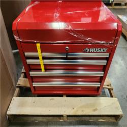Phoenix Husky Tool Storage 27 in. W x 18 in. D Standard Duty Red Rolling Tool Chest Combo