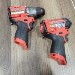 AS-IS Milwaukee 3497-22 12V Brushless Hammer Drill and Impact Driver Combo Kit