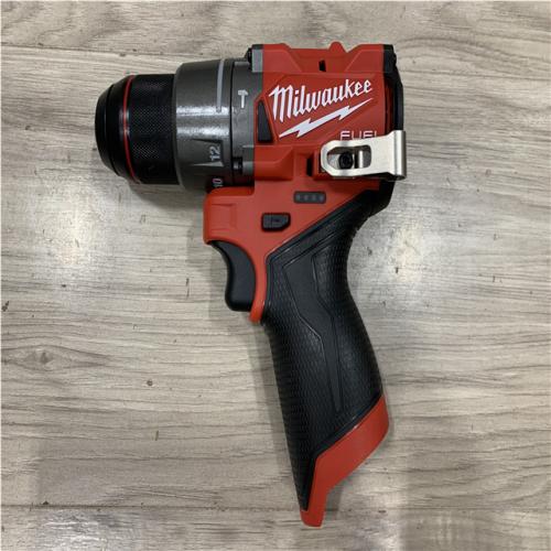 AS-IS Milwaukee FUEL 12V Lithium-Ion Brushless Cordless 1/2 in. Hammer Drill (Tool-Only)