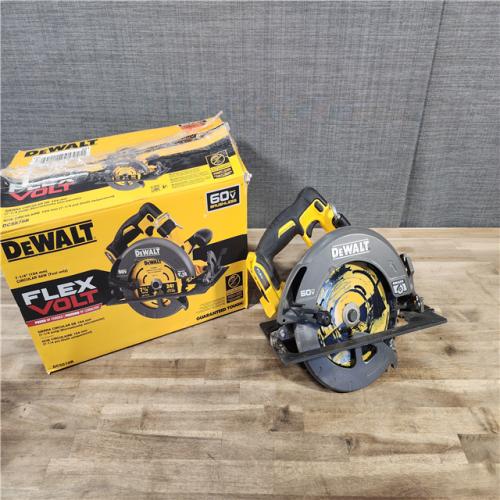 HOUSTON LOCATION - AS-IS DeWALT Flexvolt Max 7-1/4  60V Brushless Circular Saw DCS578B (Bare Tool)