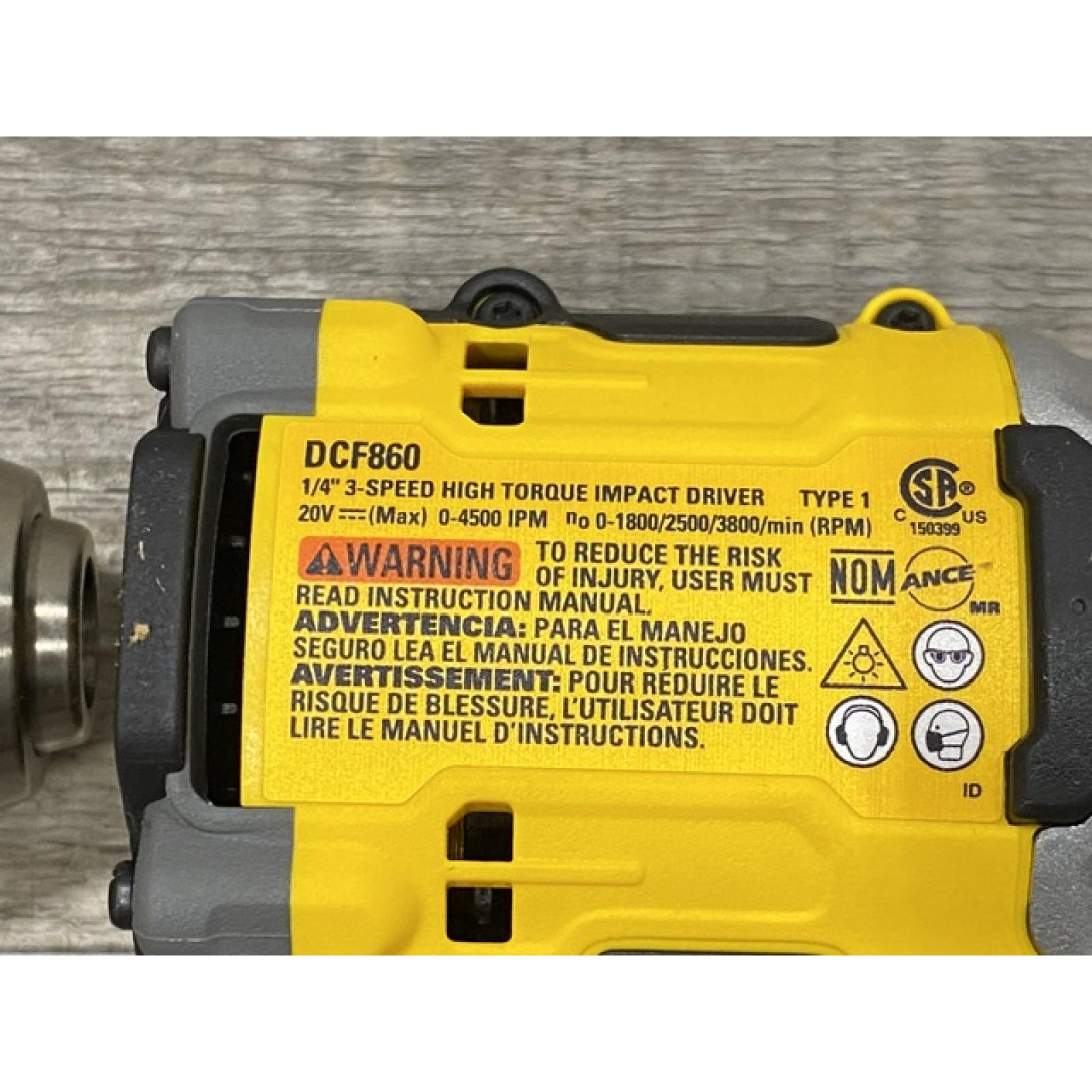 AS-IS DEWALT Atomic 20V Lithium-Ion Cordless Compact 1/2 in. Drill/Driver Kit