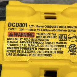 AS-IS DEWALT 20V MAX XR Lithium-Ion Brushless Cordless 1/2 in. Drill/Driver Kit