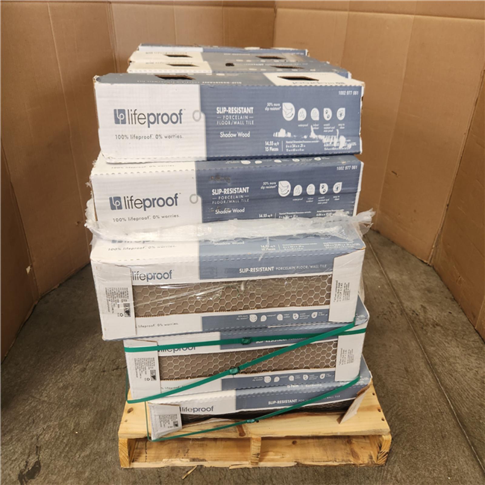 Phoenix Lifeproof Shadow Wood 6 in. x 24 in. Porcelain Floor and Wall Tile (523 sq. ft. /36 case)