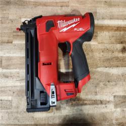 HOUSTON LOCATION - AS-IS Milwaukee FUEL 12-Volt Lithium-Ion Brushless Cordless 18-Gauge 1-1/2 in. Compact Brad Nailer (Tool Only)