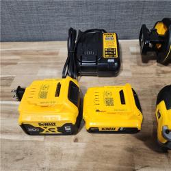 HOUSTON LOCATION - AS-IS DEWALT  5 TOOL COMBO KIT W/ (2) BATTERY & CHARGER